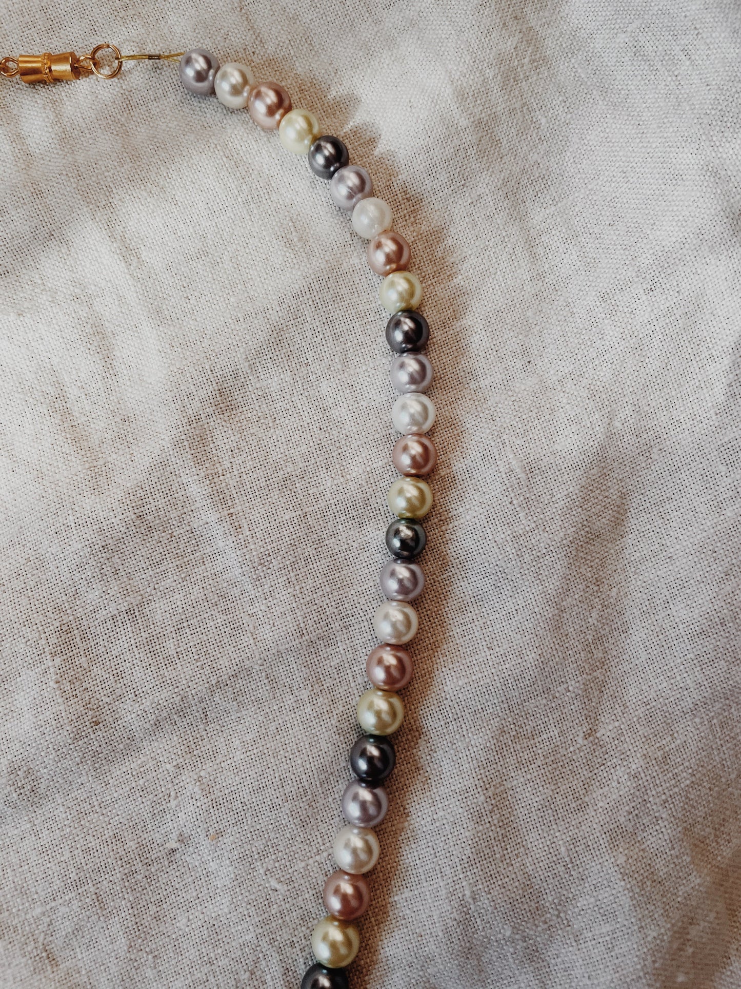 Pastel Pearl Necklace