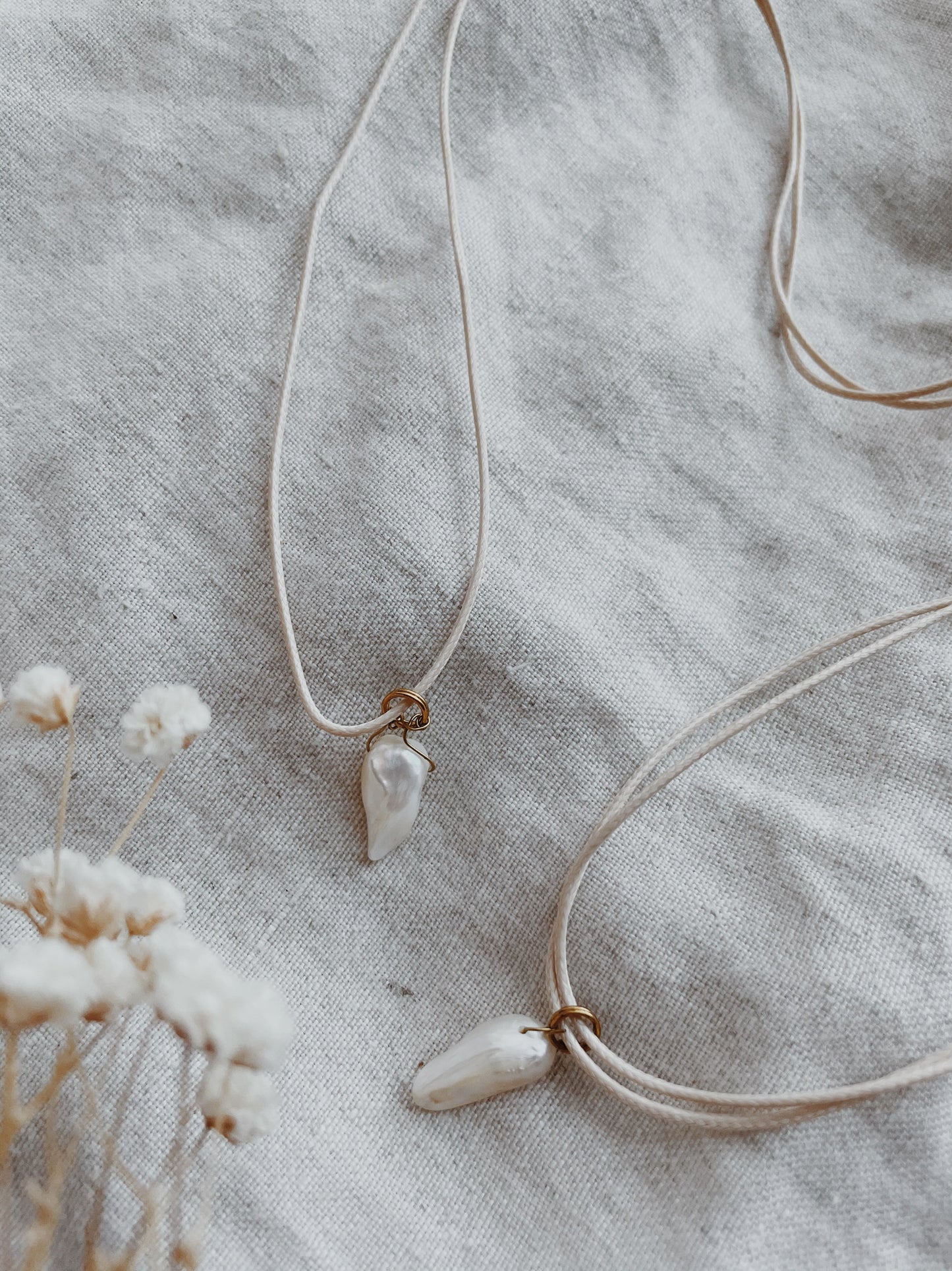 Baroque Pearl Cord Bracelet