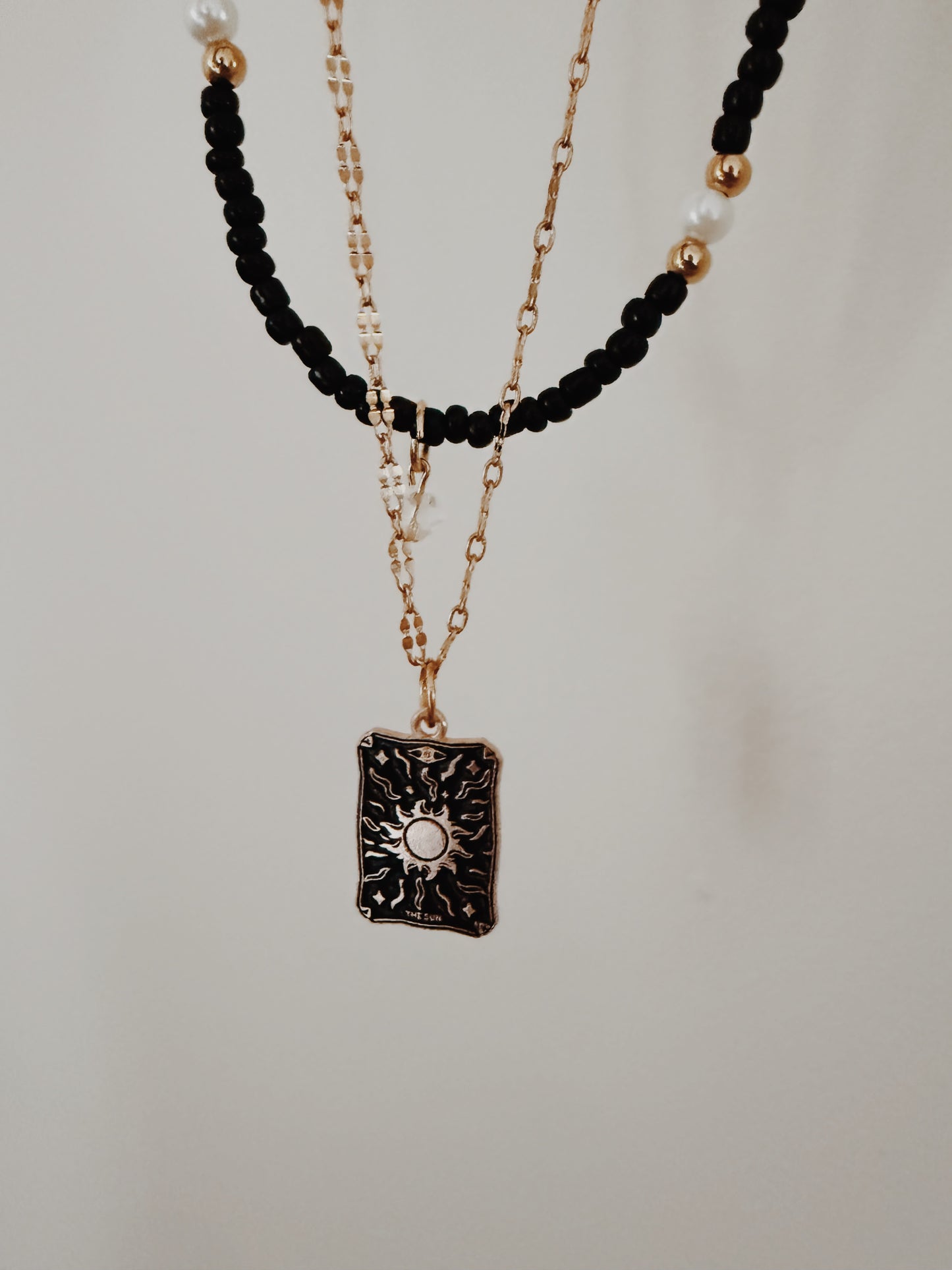 Tarot Charm Layered Necklace