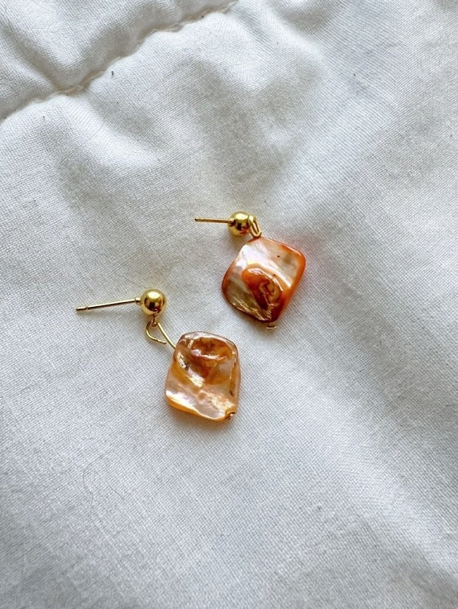 Mother of Pearl Shell Studs