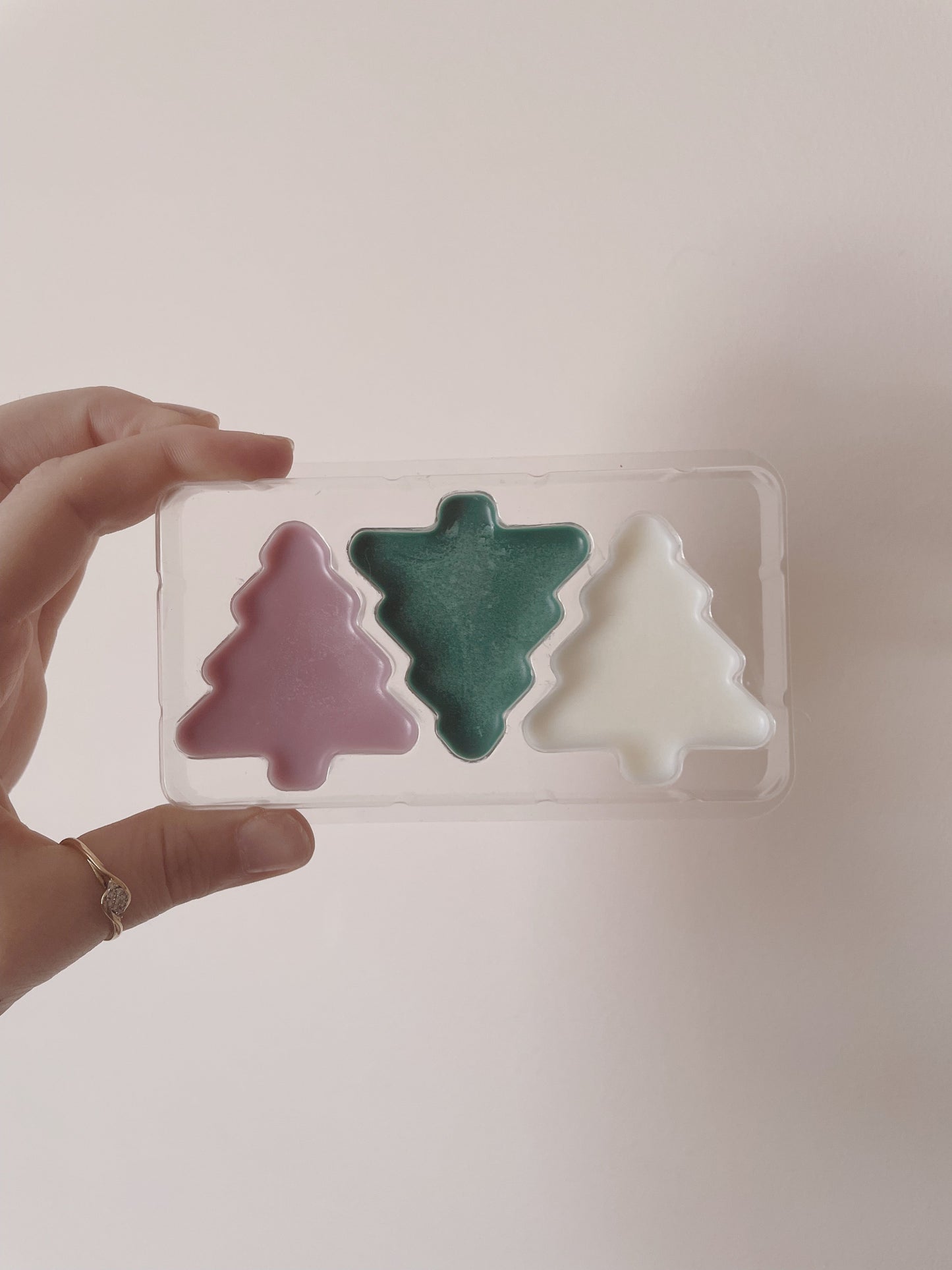 Christmas Tree Wax Melt Trio (no tray)