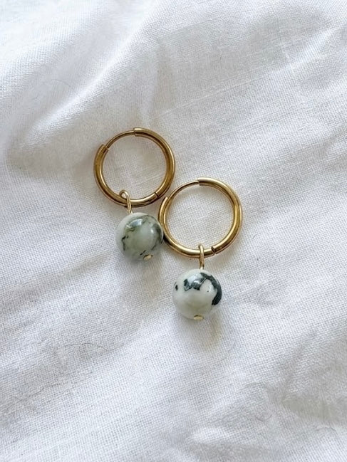 Agate Hoops