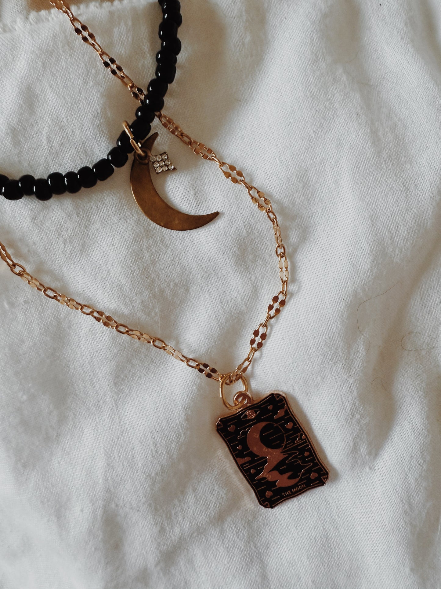 Tarot Charm Layered Necklace