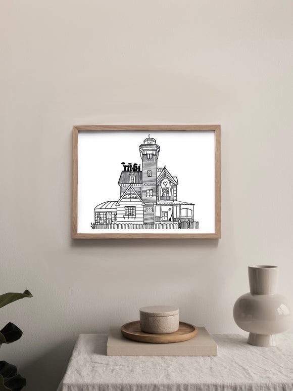 Practical Magic House Print