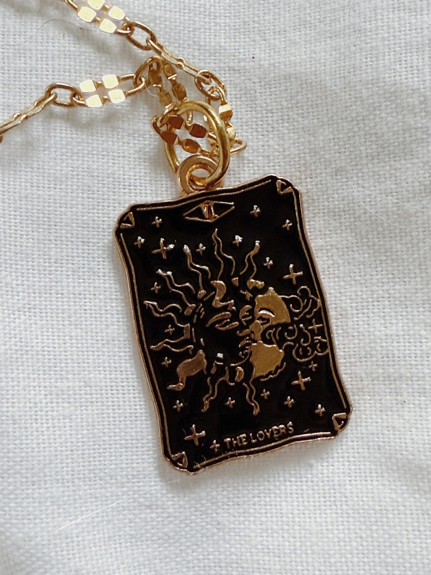 Tarot Charm Layered Necklace