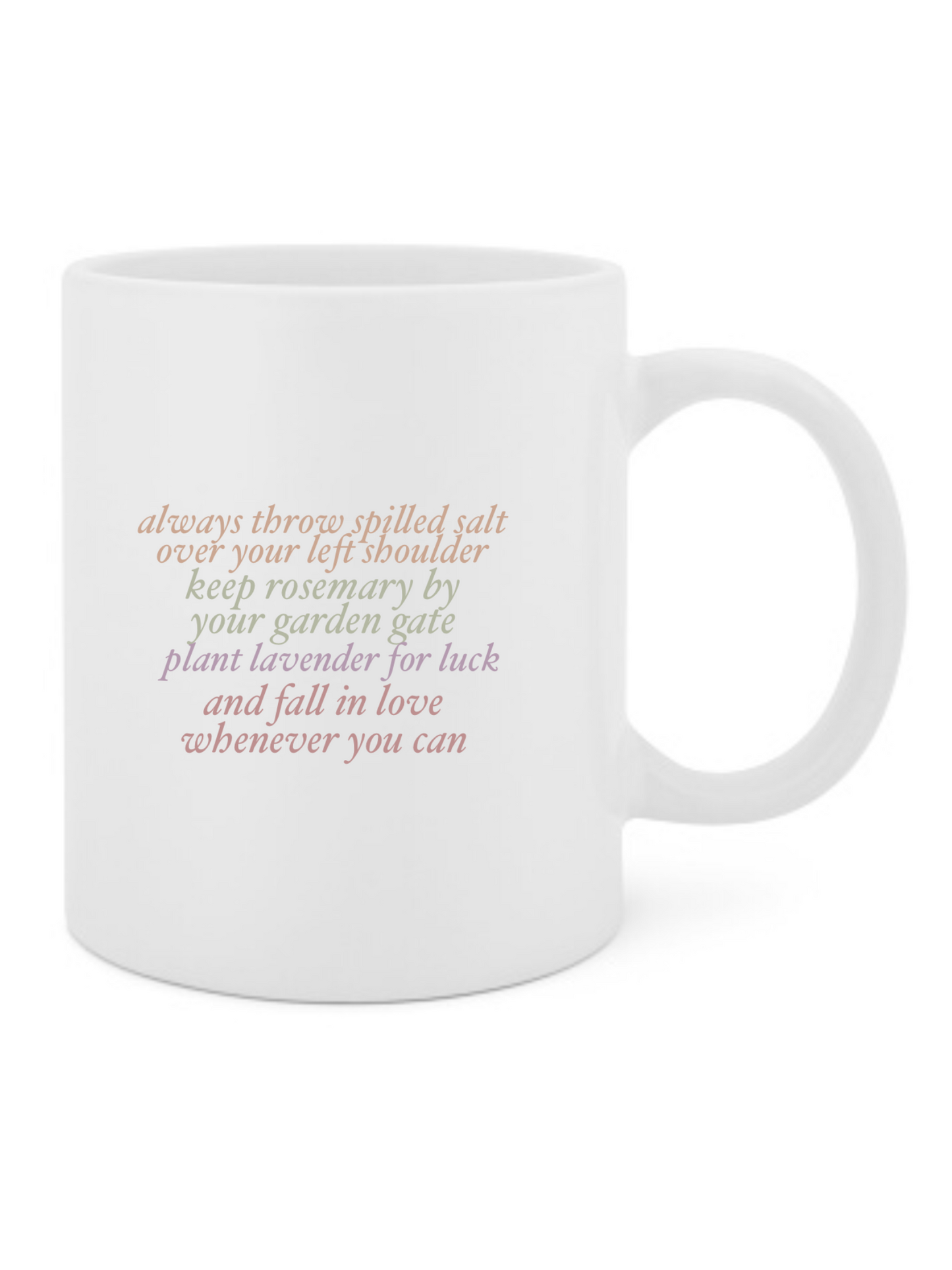 Salt, Rosemary, Lavender & Love Mug