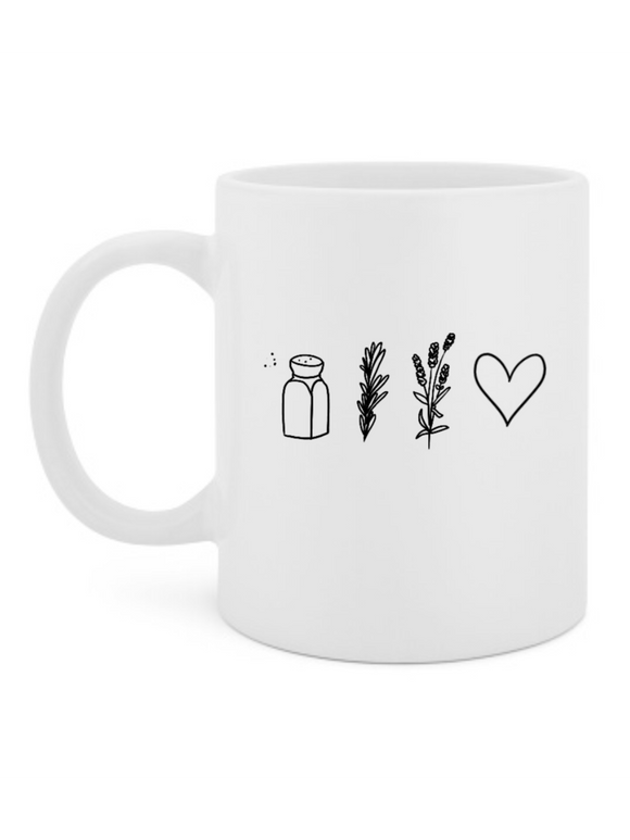 Salt, Rosemary, Lavender & Love Mug