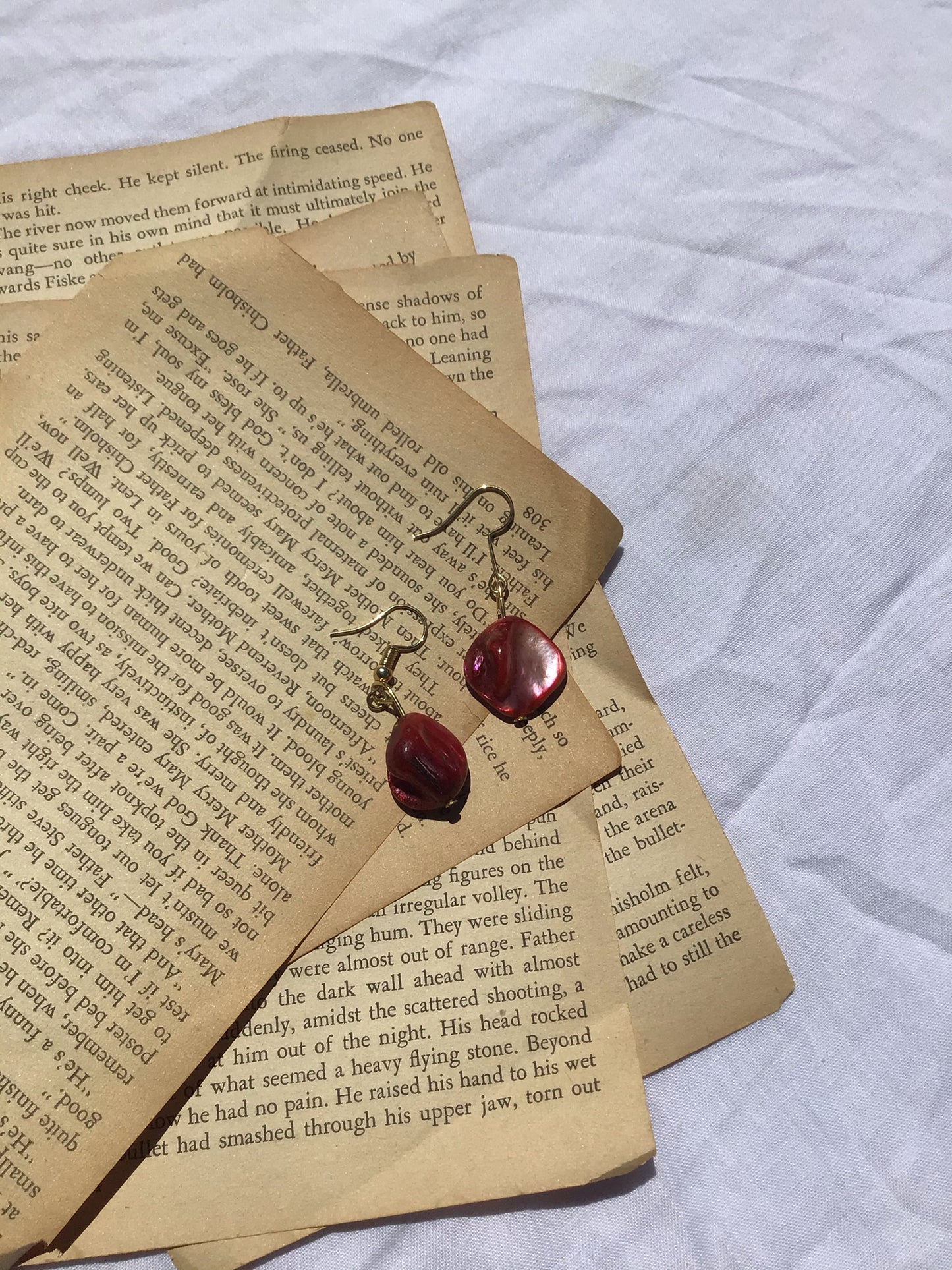 Mother of Pearl Shell Hooks