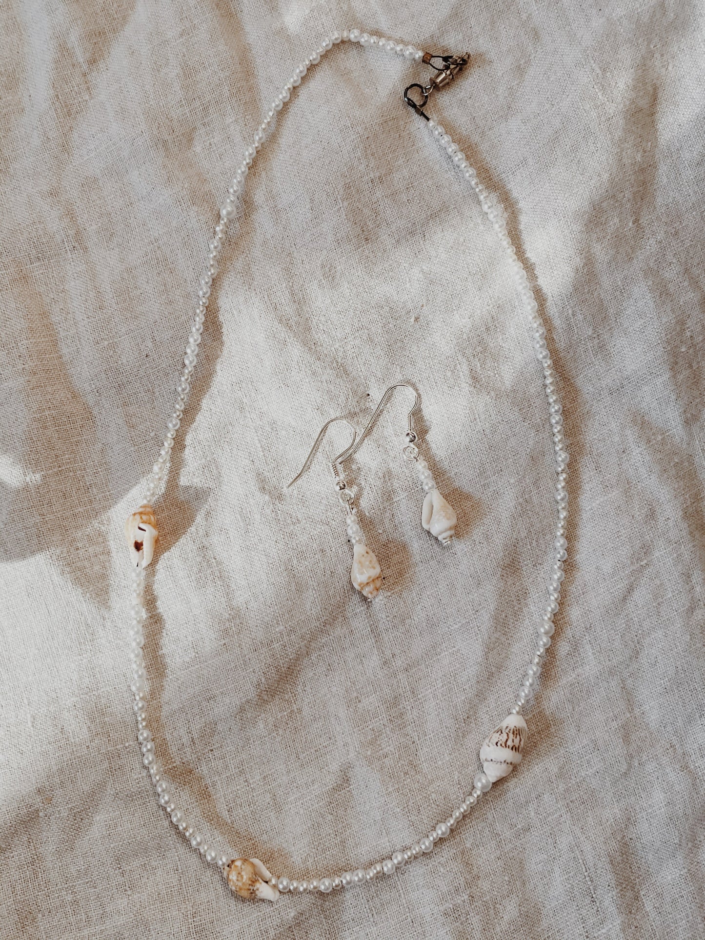 Samudra Shell & Pearl Necklace