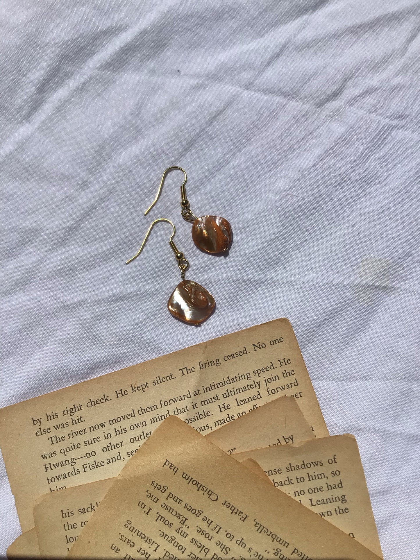 Mother of Pearl Shell Hooks