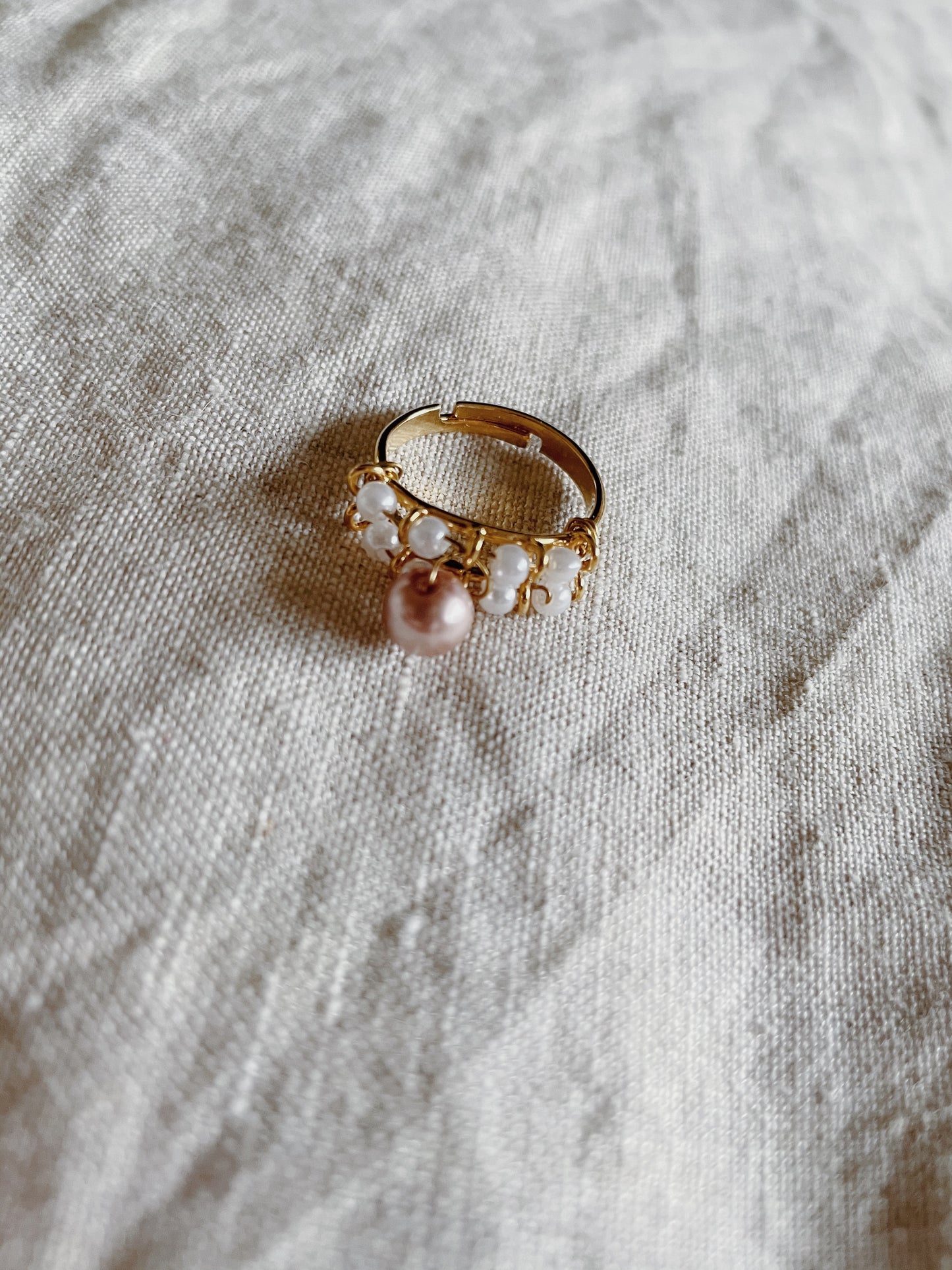 Rose Pearl Ring