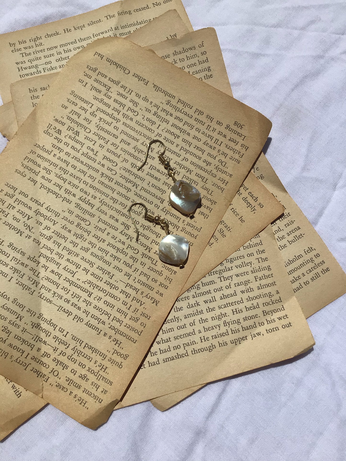 Mother of Pearl Shell Hooks