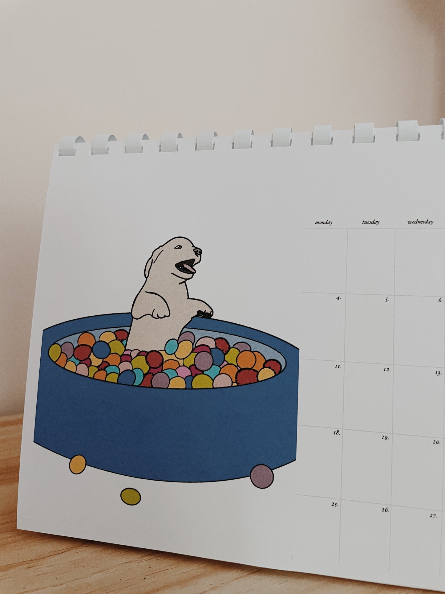 2024 Desktop Dog Hotel Calendar