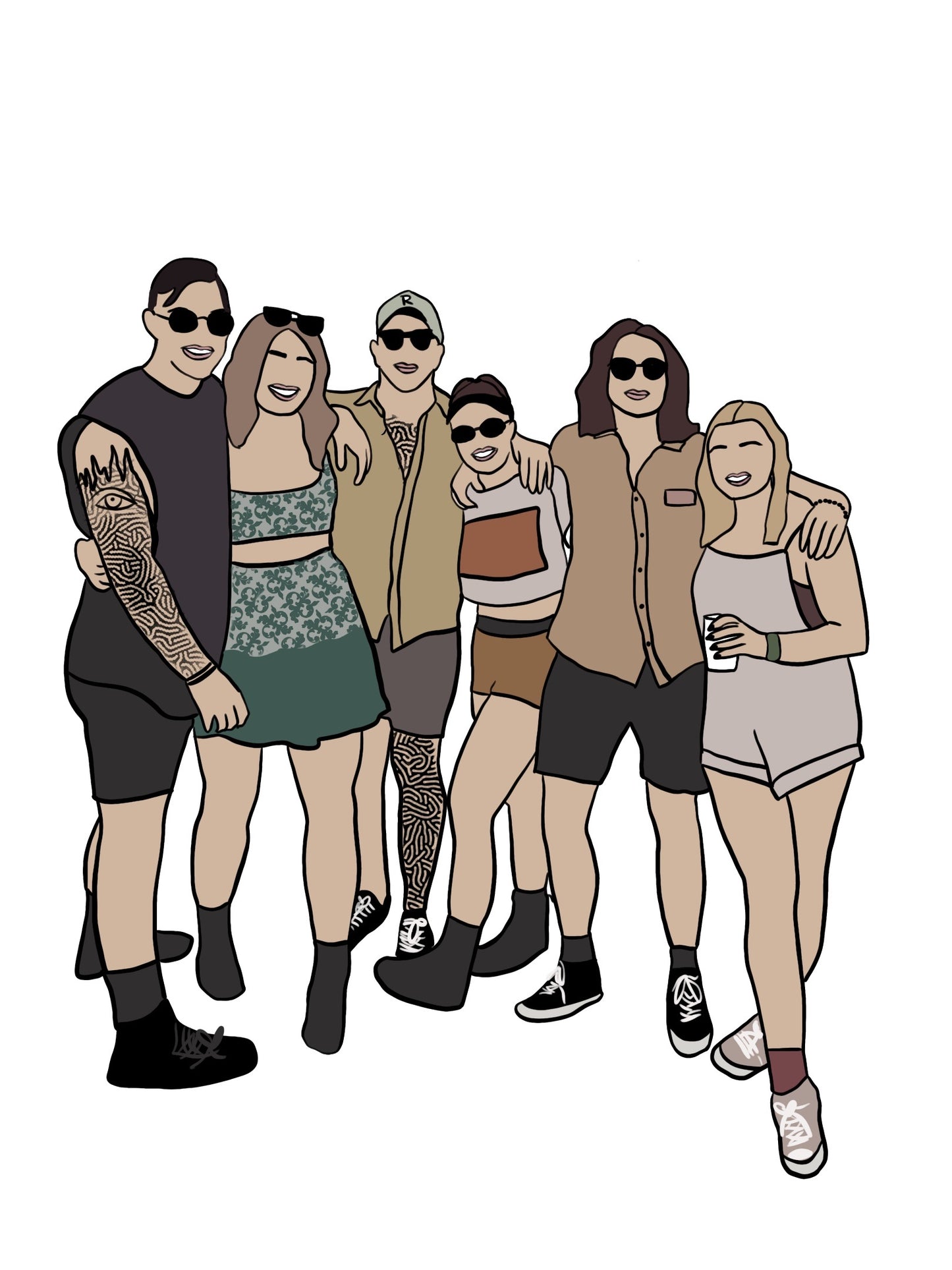 Custom People Illustration